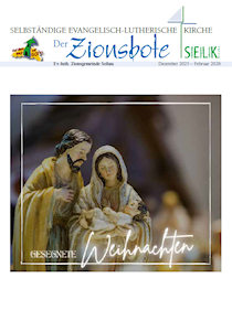 Cover des jeweils aktuellen Zionsboten der Zionskirche Soltau